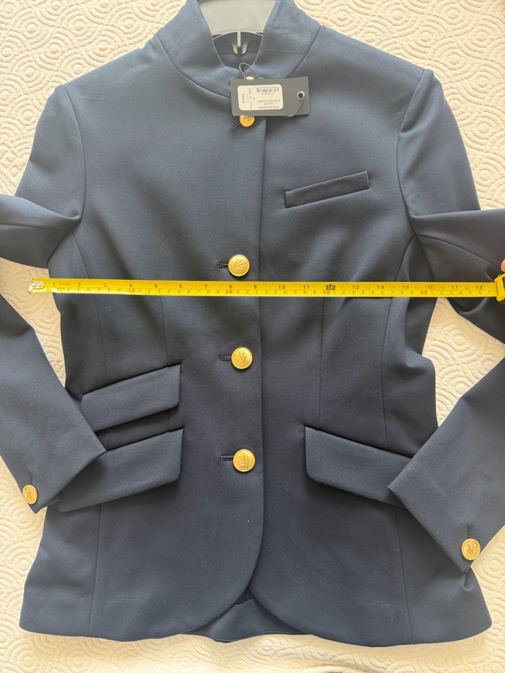 rag & bone NWT Slade Navy Blazer with Gold Buttons - Picture 4 of 13